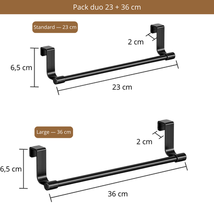 Porte-Serviette Mural Sans Perçage – Gain de Place