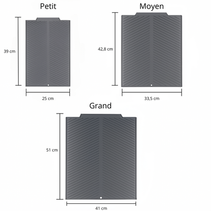 Tapis de Séchage Antidérapant en Silicone