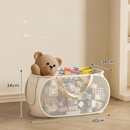 Panier de rangement pliable pour jouets et peluches