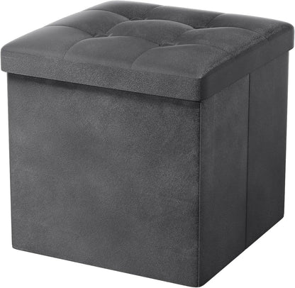 Pouf de rangement pliable 50 L