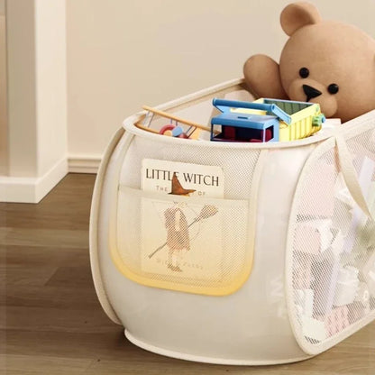 Panier de rangement pliable pour jouets et peluches