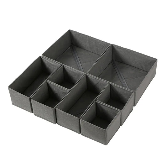 Boîtes de rangement modulables pour tiroirs et placards