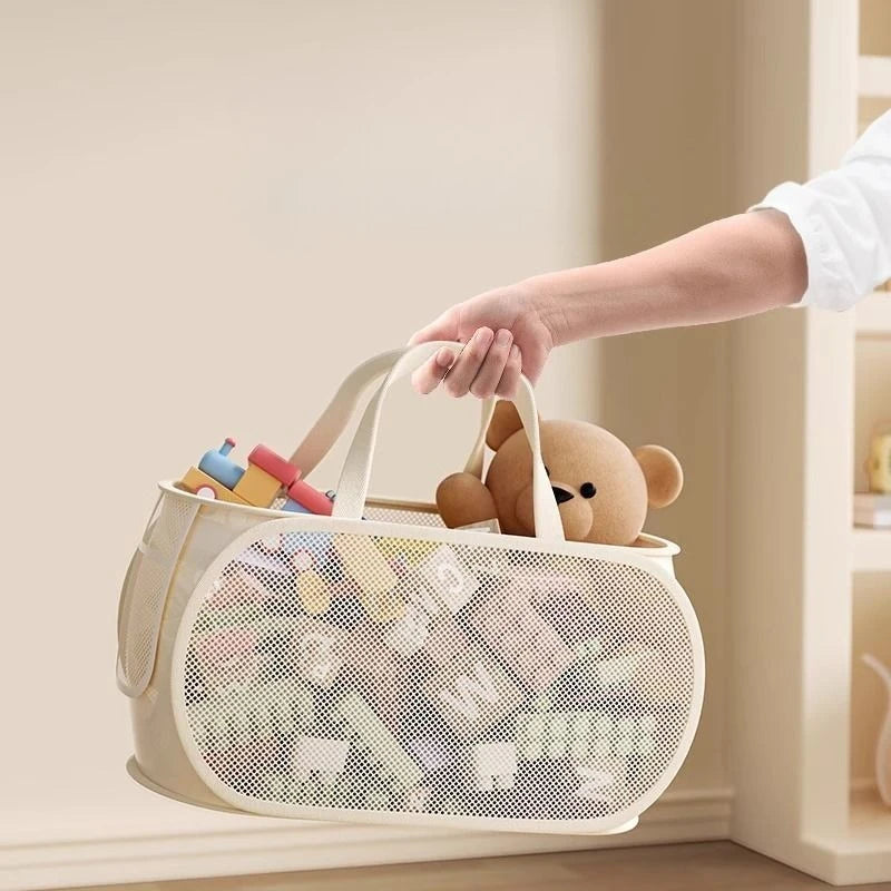 Panier de rangement pliable pour jouets et peluches