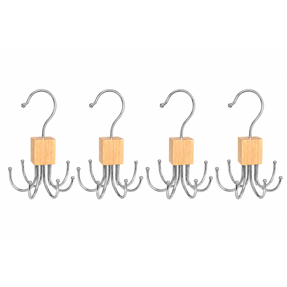 Crochet rotatif multifonction pour ceintures et accessoires