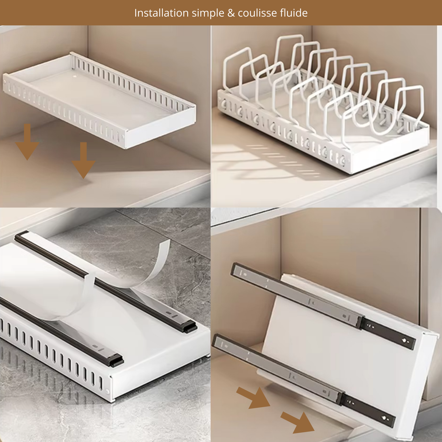 Range Casseroles Coulissant – Placard