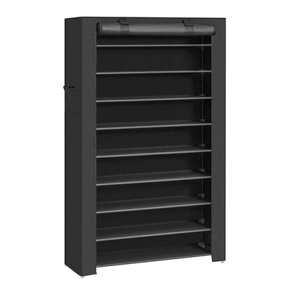 Armoire à chaussures 10 niveaux avec housse