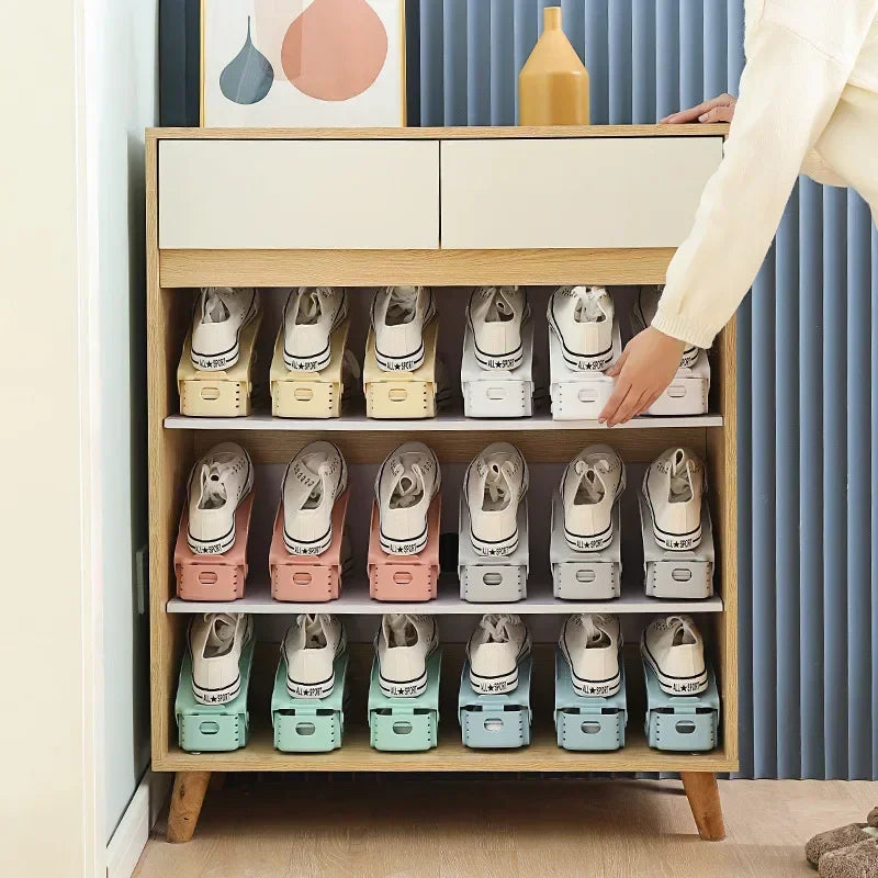 Organisateur de chaussures réglable – Gain de place