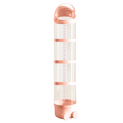Tube de rangement transparent pour peluches