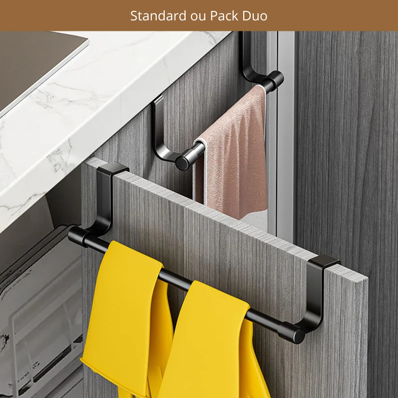 Porte-Serviette Mural Sans Perçage – Gain de Place
