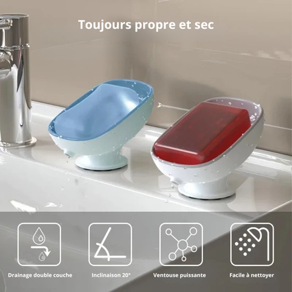Porte-Savon Auto-Drainant à Ventouse